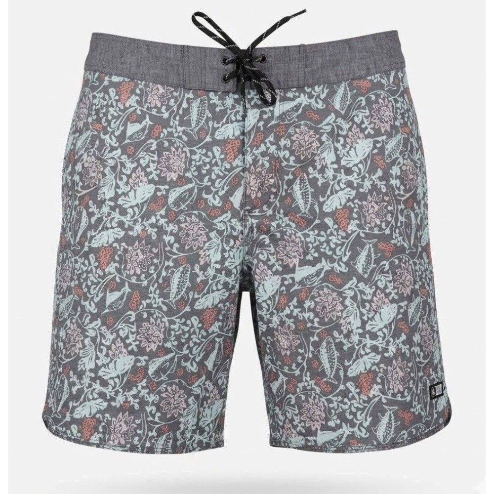 Salty Crew Boardshorts Men’s Size 34 Coconut Tropical Surf Swim Trunks Beach